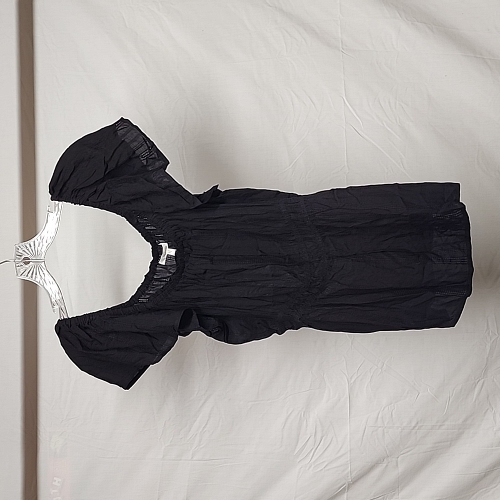 Maurices Black Top with Elastic Waist